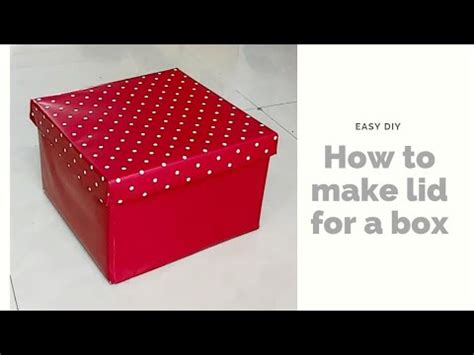 how to make a metal box with lid|cardboard box with lid pattern.